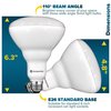 Sunperian BR40 LED Flood Light Bulbs 13W (85W Equivalent) 1400LM Dimmable E26 Base 12-Pack SP34027-12PK